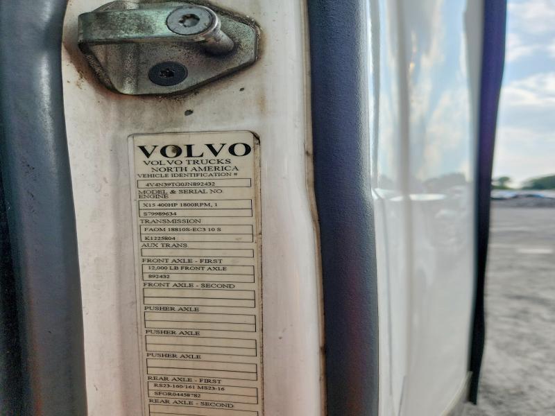 2018 Volvo Vnl მანქანა იყიდება აუქციონზე, vin: 4V4N39TG0JN892432, აუქციონის ნომერი: 69940056