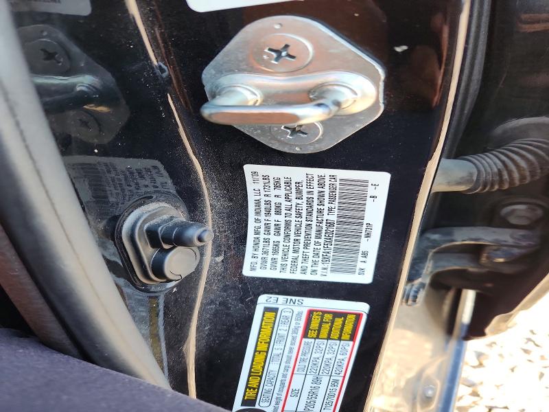 67541796 :رقم المزاد ، 19XFA1F5XAE021687 vin ، 2010 Honda Civic مزاد بيع