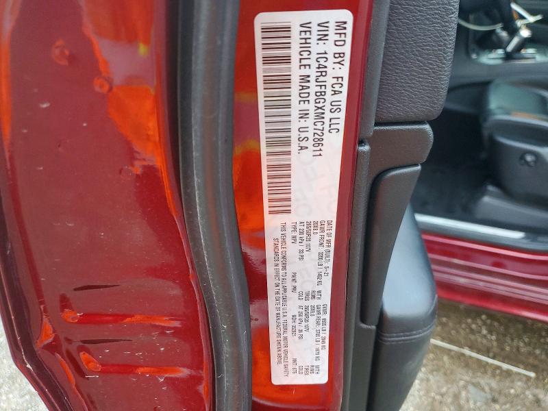 Auction sale of the 2021 Jeep Grand Cherokee, vin: 1C4RJFBGXMC728611, lot number: 69032076