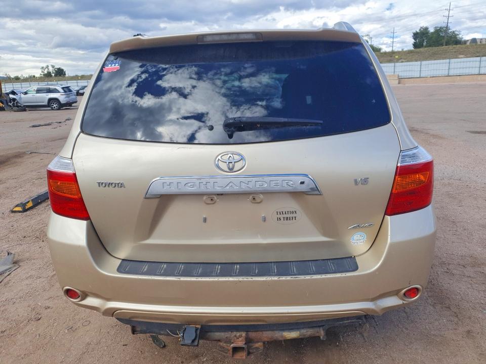 2008 Toyota Highlander მანქანა იყიდება აუქციონზე, vin: JTEES42A682046876, აუქციონის ნომერი: 68699736