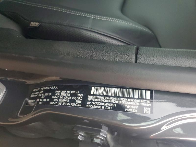 67913046 :رقم المزاد ، ZACNJDD1XNPN63679 vin ، 2022 Jeep Renegade مزاد بيع