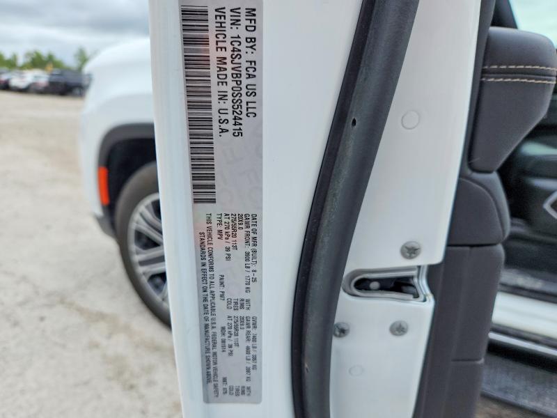 Продажа на аукционе авто 2025 Jeep Wagoneer, vin: 1C4SJVBP0SS524415, номер лота: 69741786