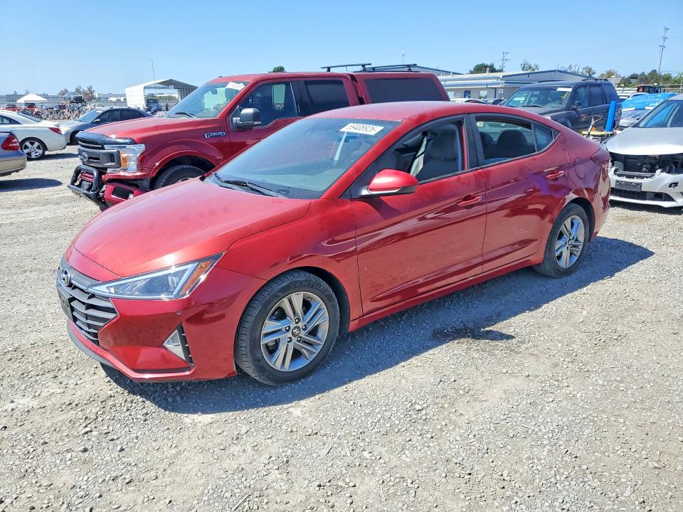 2020 Hyundai Elantra მანქანა იყიდება აუქციონზე, vin: KMHD84LF9LU989104, აუქციონის ნომერი: 69408926