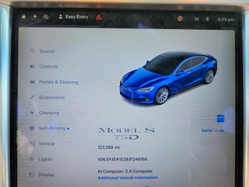 Продаж на аукціоні авто 2018 Tesla Model S, vin: 5YJSA1E29JF246165, номер лоту: 67906366