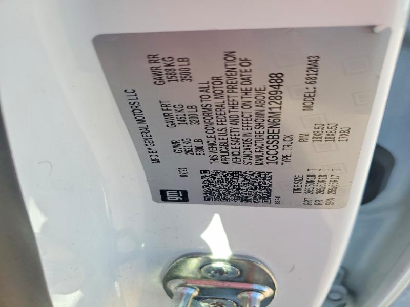 Продаж на аукціоні авто 2021 Chevrolet Colorado, vin: 1GCGSBEN6M1289488, номер лоту: 68587066