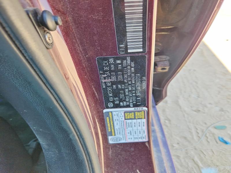 66861446 :رقم المزاد ، 3KPFL4A70HE017114 vin ، 2017 Kia Forte مزاد بيع