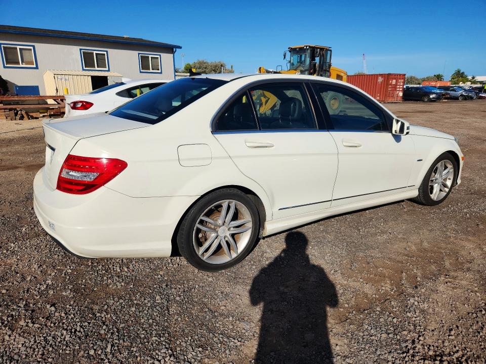 Aukcja sprzedaży 2012 Mercedes-benz C, vin: WDDGF4HB2CR207893, numer aukcji: 68277356