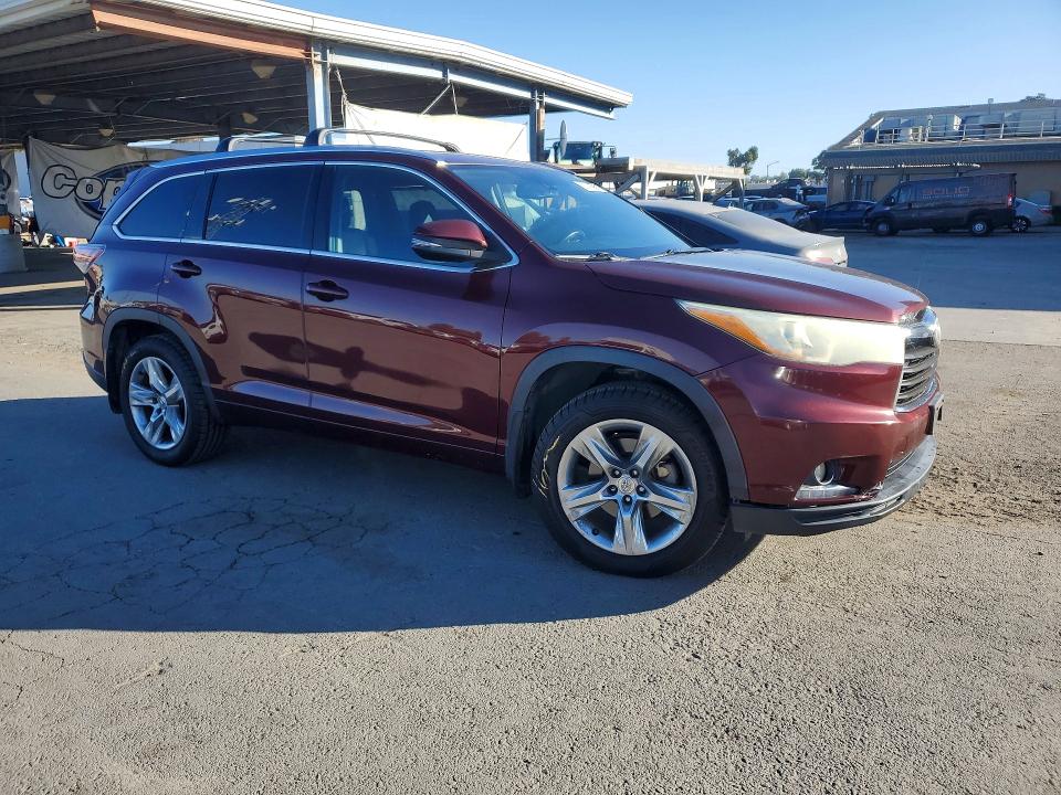 2015 Toyota Highlander მანქანა იყიდება აუქციონზე, vin: 5TDDKRFH1FS114673, აუქციონის ნომერი: 70898116