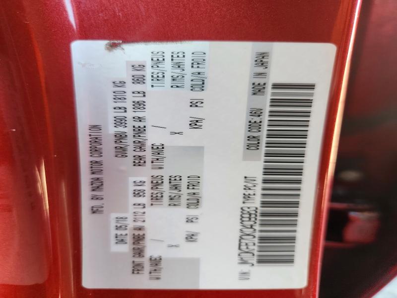 Продаж на аукціоні авто 2019 Mazda Cx-3, vin: JM1DKFB70K0409983, номер лоту: 70079846