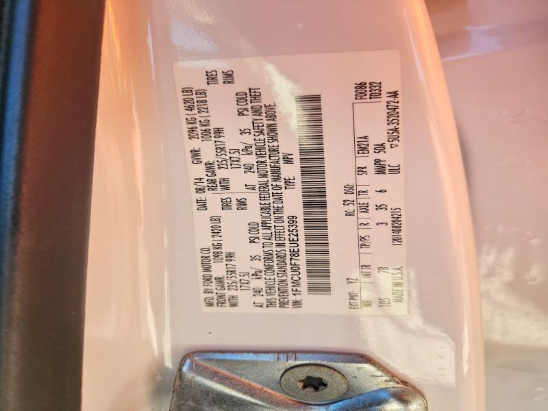 68247276 :رقم المزاد ، 1FMCU0F78EUE25399 vin ، 2014 Ford Escape مزاد بيع