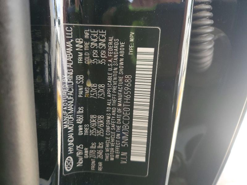 Продажа на аукционе авто 2026 Hyundai Tucson, vin: 5NMJBCDE0TH659688, номер лота: 70562266