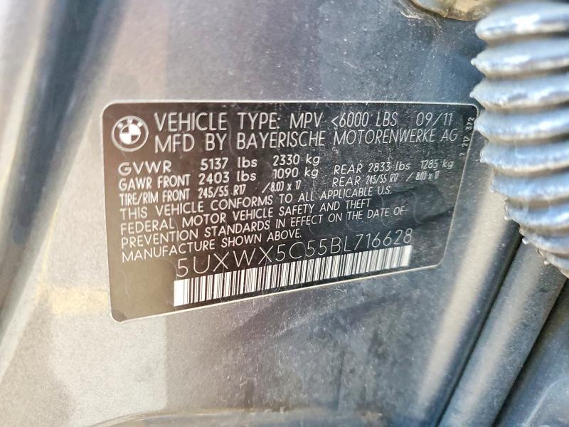 Продажа на аукционе авто 2011 Bmw X3, vin: 5UXWX5C55BL716628, номер лота: 67407816