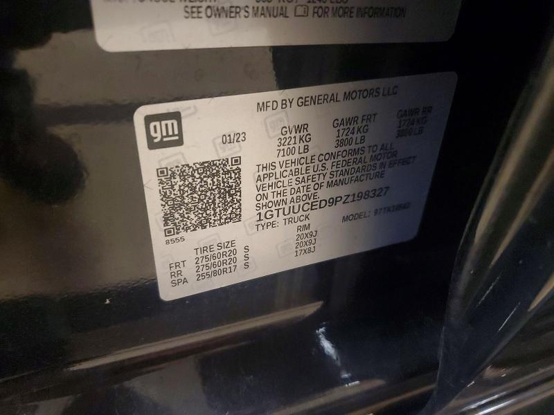 Продаж на аукціоні авто 2023 Gmc Sierra, vin: 1GTUUCED9PZ198327, номер лоту: 67302876