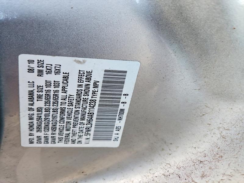 Aukcja sprzedaży 2010 Honda Odyssey, vin: 5FNRL3H64AB114238, numer aukcji: 68772836