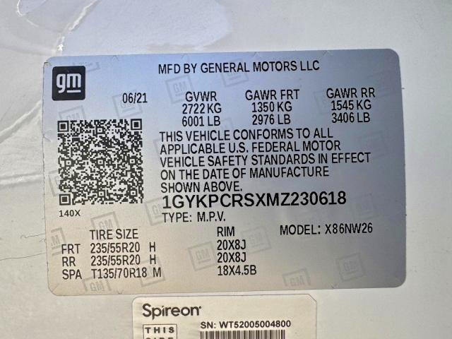 Продажа на аукционе авто 2021 Cadillac Xt6, vin: 1GYKPCRSXMZ230618, номер лота: 67750506