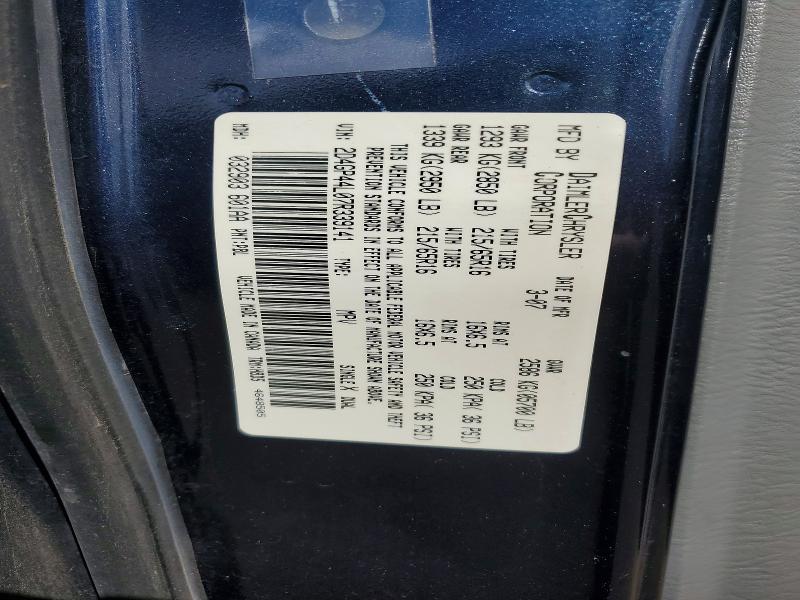 Aukcja sprzedaży 2007 Dodge Grand Caravan, vin: 2D4GP44L07R339141, numer aukcji: 67992916