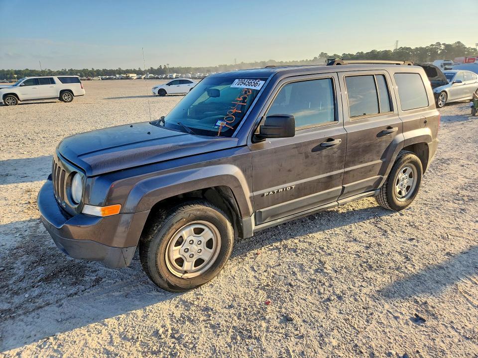 70945656 :رقم المزاد ، 1C4NJPBA7GD536268 vin ، 2016 Jeep Patriot مزاد بيع