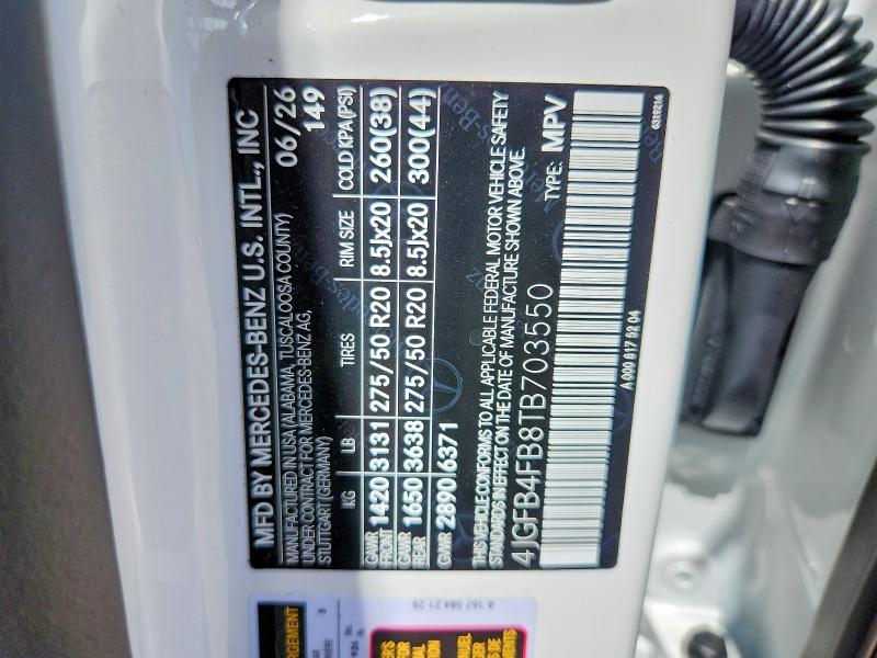 Продаж на аукціоні авто 2026 Mercedes-benz Gle, vin: 4JGFB4FB8TB703550, номер лоту: 69368516