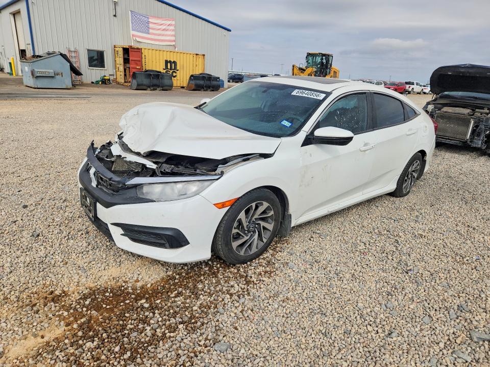 2017 Honda Civic მანქანა იყიდება აუქციონზე, vin: 19XFC2F74HE016349, აუქციონის ნომერი: 69640856