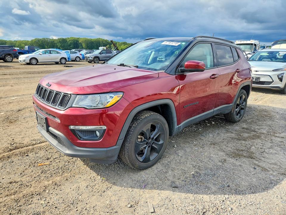 2021 Jeep Compass მანქანა იყიდება აუქციონზე, vin: 3C4NJDBB4MT547547, აუქციონის ნომერი: 67161216