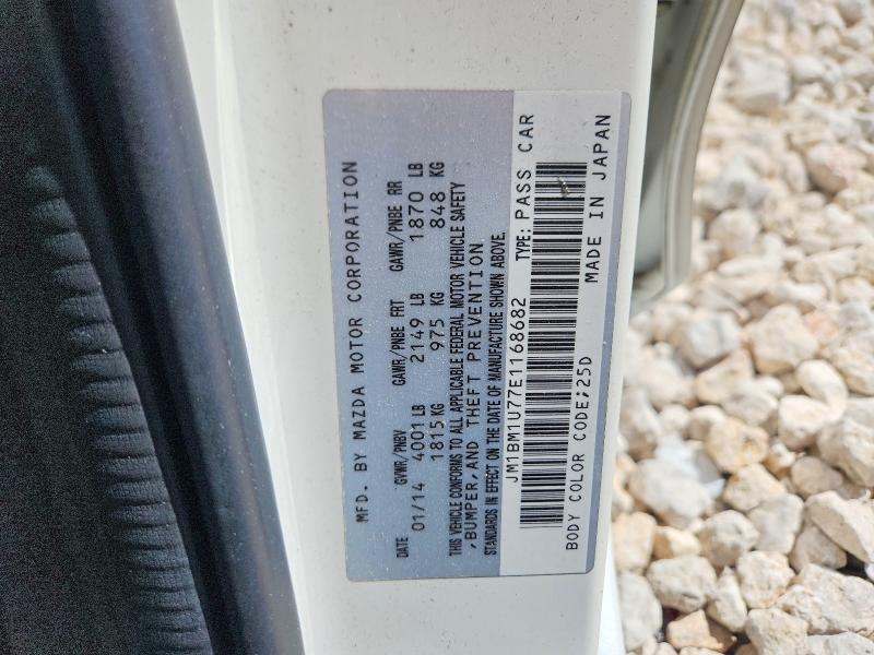 68241876 :رقم المزاد ، JM1BM1U77E1168682 vin ، 2014 Mazda 3 مزاد بيع