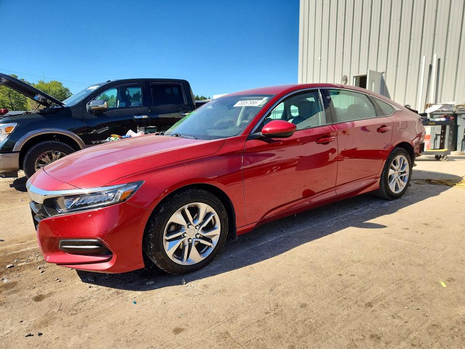 Auction sale of the 2019 Honda Accord, vin: 1HGCV1F15KA071696, lot number: 70057956