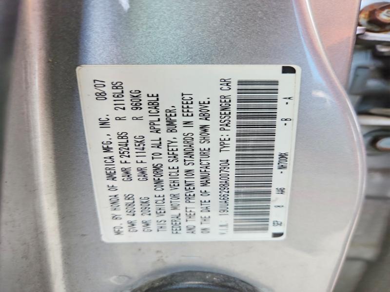 Продажа на аукционе авто 2008 Acura Tl, vin: 19UUA66298A007904, номер лота: 67011026