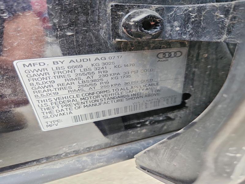 Продаж на аукціоні авто 2018 Audi Q7, vin: WA1AAAF74JD006321, номер лоту: 67989716