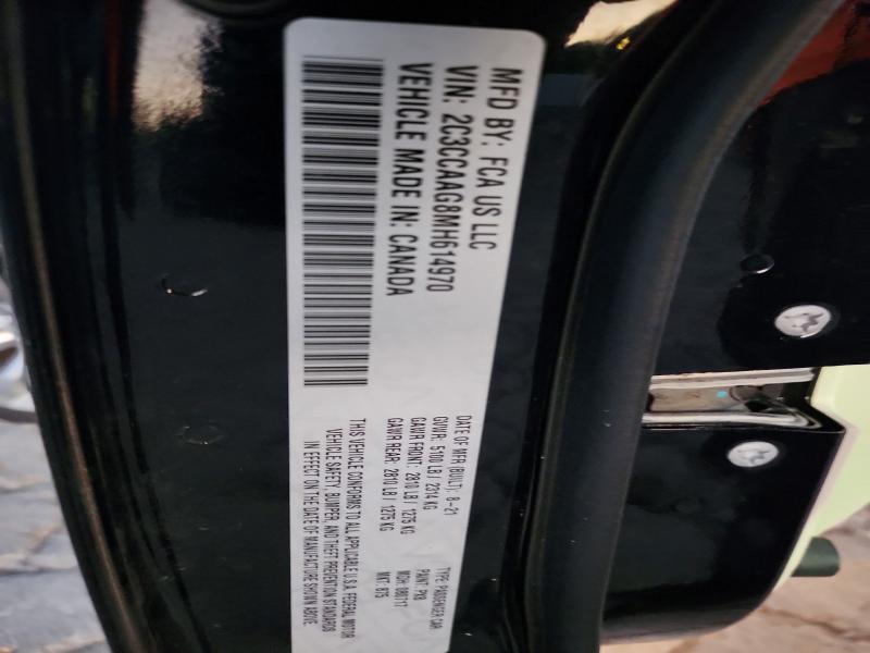 68599336 :رقم المزاد ، 2C3CCAAG8MH614970 vin ، 2021 Chrysler 300 مزاد بيع