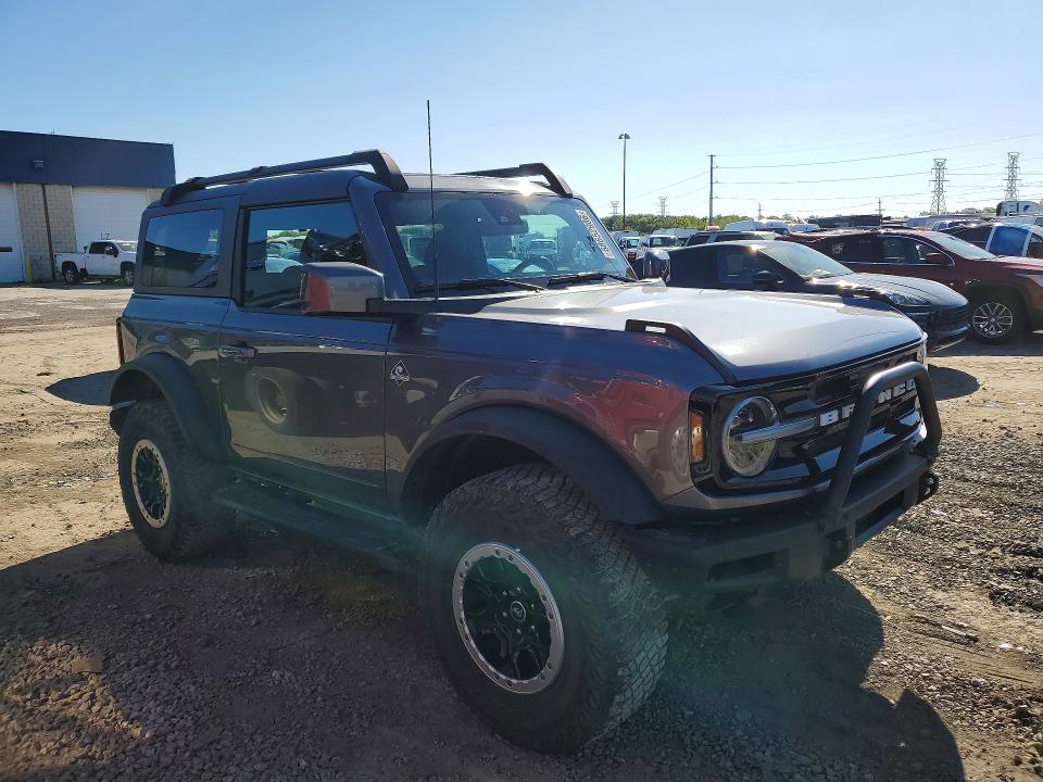 2022 Ford Bronco მანქანა იყიდება აუქციონზე, vin: 1FMDE5CHXNLB18396, აუქციონის ნომერი: 68652986