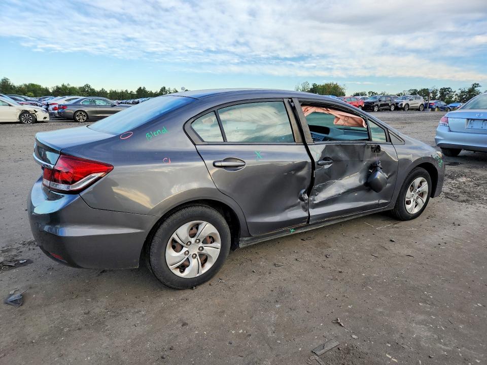 2013 Honda Civic მანქანა იყიდება აუქციონზე, vin: 2HGFB2F50DH598564, აუქციონის ნომერი: 70447486