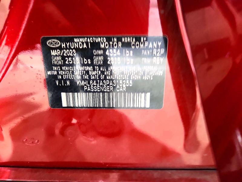 Продажа на аукционе авто 2023 Hyundai Sonata, vin: KMHL64JA3PA315255, номер лота: 70267496