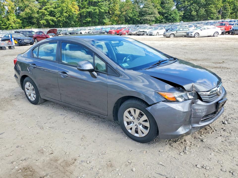 69706406 :رقم المزاد ، 2HGFB2F54CH572029 vin ، 2012 Honda Civic مزاد بيع