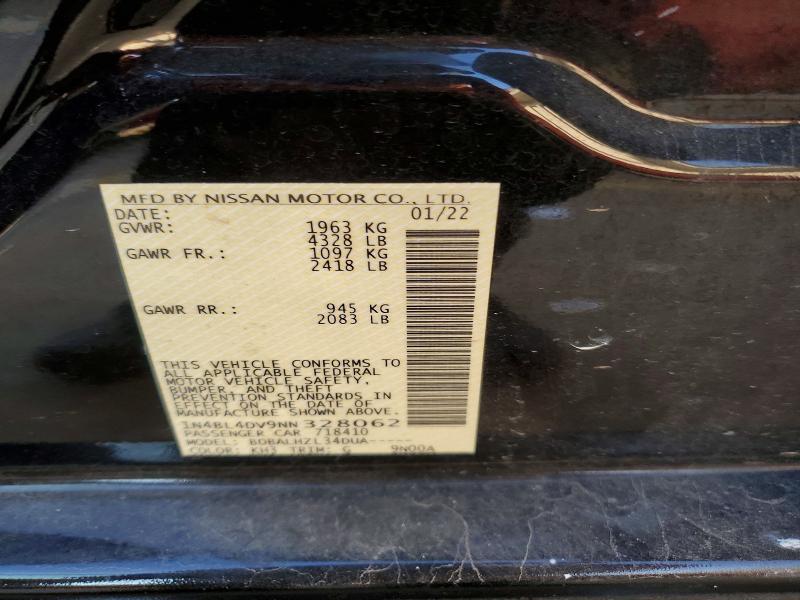 Продажа на аукционе авто 2022 Nissan Altima, vin: 1N4BL4DV9NN328062, номер лота: 67420386