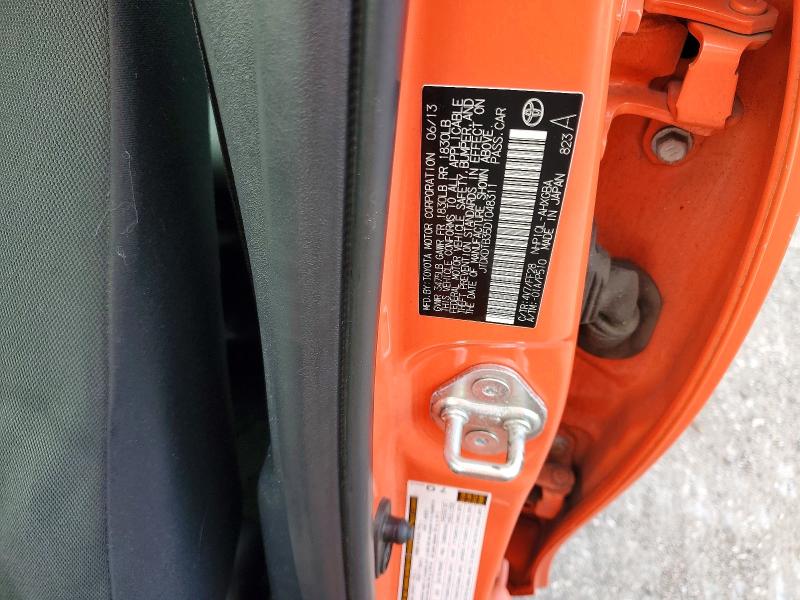 2013 Toyota Prius C მანქანა იყიდება აუქციონზე, vin: JTDKDTB35D1048311, აუქციონის ნომერი: 70055836