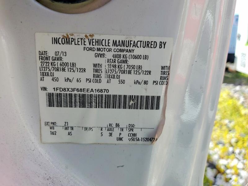 Auction sale of the 2014 Ford F350, vin: 1FD8X3F68EEA16870, lot number: 67601716