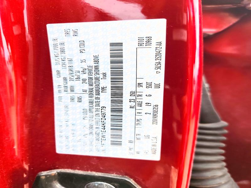Aukcja sprzedaży 2019 Ford F150, vin: 1FTEW1E44KFD49779, numer aukcji: 68269386