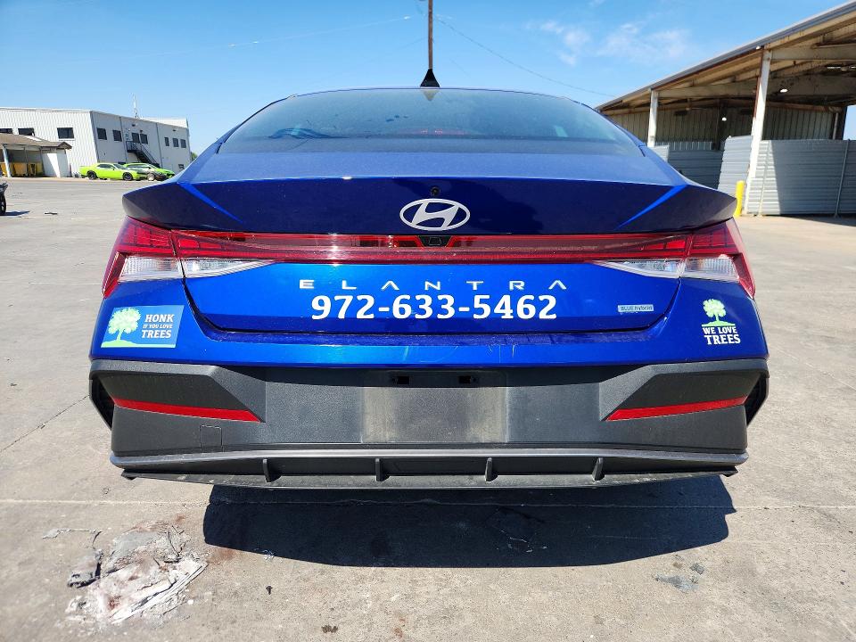 2025 Hyundai Elantra Hybrid მანქანა იყიდება აუქციონზე, vin: KMHLM4DJ7SU146530, აუქციონის ნომერი: 69614256