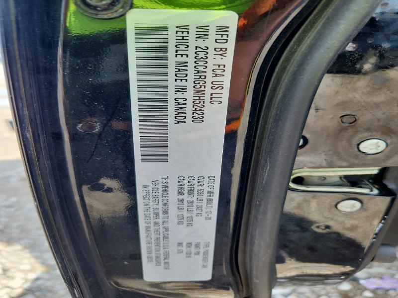 Продаж на аукціоні авто 2021 Chrysler 300, vin: 2C3CCARG5MH524230, номер лоту: 67459016