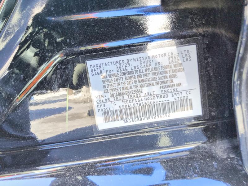 2024 Nissan Sentra მანქანა იყიდება აუქციონზე, vin: 3N1AB8BV9RY235542, აუქციონის ნომერი: 70076446