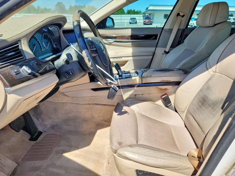 2010 Bmw 750 მანქანა იყიდება აუქციონზე, vin: WBAKC6C50ACL67651, აუქციონის ნომერი: 67835926
