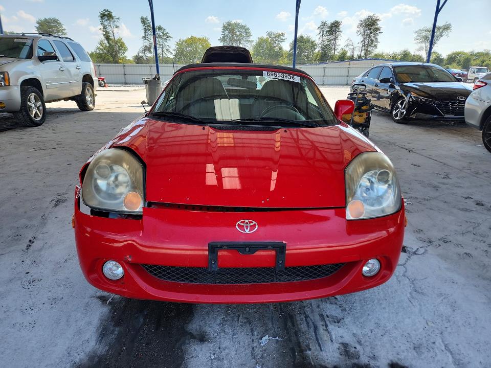 69553936 :رقم المزاد ، JTDFR320150070841 vin ، 2005 Toyota Mr2 Spyder مزاد بيع
