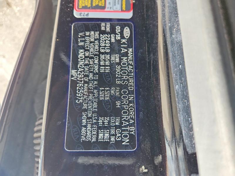 Aukcja sprzedaży 2018 Kia Soul, vin: KNDJN2A29J7625975, numer aukcji: 68513966