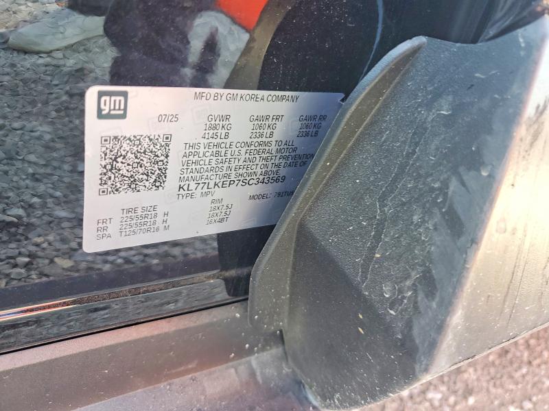 Aukcja sprzedaży 2025 Chevrolet Trax, vin: KL77LKEP7SC343569, numer aukcji: 69163876