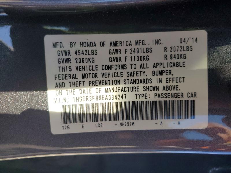 Продажа на аукционе авто 2014 Honda Accord, vin: 1HGCR3F89EA034247, номер лота: 68419306