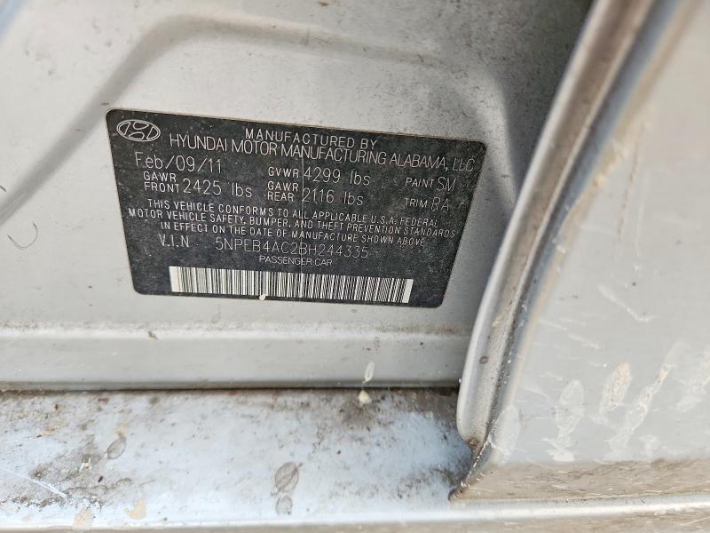 Aukcja sprzedaży 2011 Hyundai Sonata, vin: 5NPEB4AC2BH244335, numer aukcji: 68109726