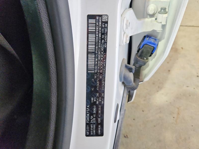70038276 :رقم المزاد ، ZACPDFCW3R3A34602 vin ، 2024 Dodge Hornet مزاد بيع