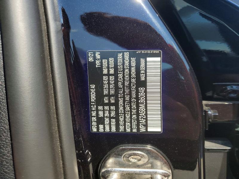 Aukcja sprzedaży 2021 Porsche Macan, vin: WP1AF2A58MLB60848, numer aukcji: 68493636