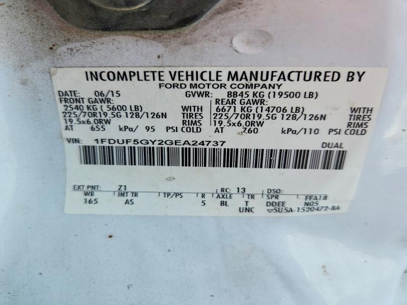 Aukcja sprzedaży 2016 Ford F550, vin: 1FDUF5GY2GEA24737, numer aukcji: 68507606