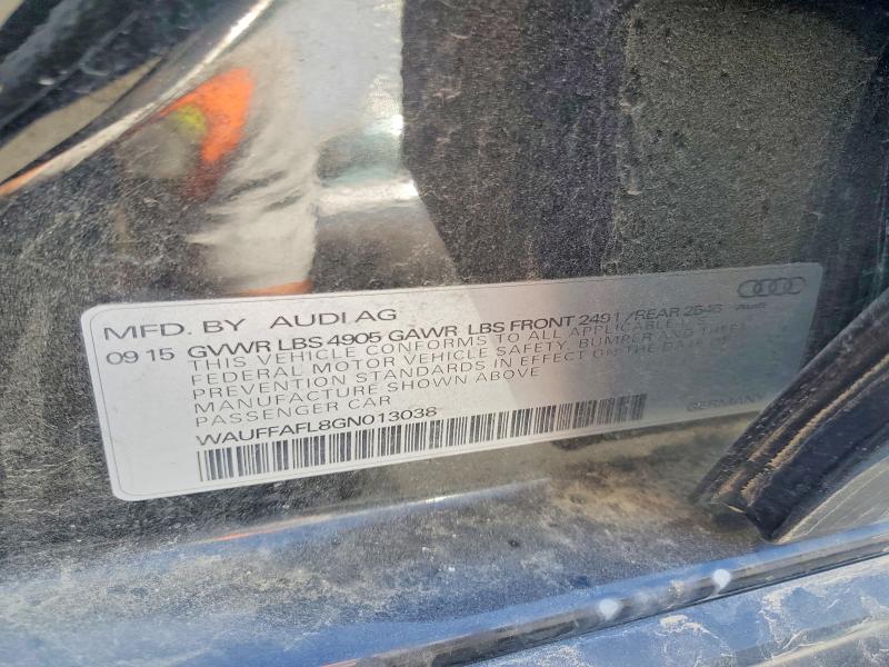 Aukcja sprzedaży 2016 Audi A4, vin: WAUFFAFL8GN013038, numer aukcji: 67477496
